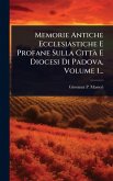 Memorie Antiche Ecclesiastiche E Profane Sulla CittÃ E Diocesi Di Padova, Volume 1...