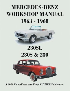 Cover Mercedes-Benz 230sl, 230s & 230 Models 1963-1968 Workshop Manual