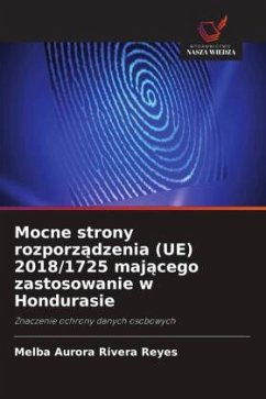 Cover Mocne strony rozporz¿dzenia (UE) 2018/1725 maj¿cego zastosowanie w Hondurasie