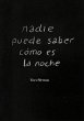 Nadie puede saber cómo es la noche - Bild 1