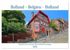 Cover Rundreise kreuz und quer durch Holland und Belgien (Tischkalender 2026 DIN A5 quer), CALVENDO Monatskalender