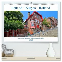 Rundreise kreuz und quer durch Holland und Belgien (hochwertiger Premium Wandkalender 2026 DIN A2 quer), Kunstdruck in Hochglanz - Calvendo;Bussenius, Beate Rundreise kreuz und quer durch Holland und Belgien (hochwertiger Premium Wandkalender 2026 DIN A2 quer), Kunstdruck in Hochglanz - Calvendo;Bussenius, Beate