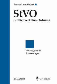 Cover StVO Straßenverkehrs-Ordnung