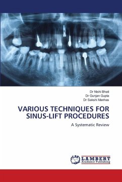 Cover VARIOUS TECHNIQUES FOR SINUS-LIFT PROCEDURES