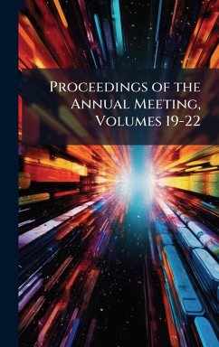 Cover Proceedings of the Annual Meeting, Volumes 19-22