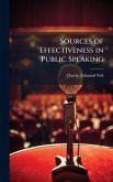 Sources of Effectiveness in Public Speaking