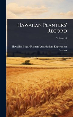 Cover Hawaiian Planters' Record