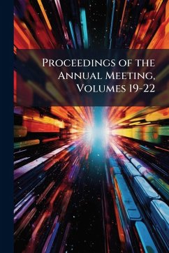 Cover Proceedings of the Annual Meeting, Volumes 19-22