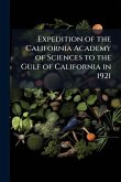 Expedition of the California Academy of Sciences to the Gulf of California in 1921