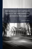 Memorials of Captain Hedley Vicars, ninety-Seventh Regiment