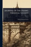 Journal Of The Peking Oriental Society Journal Of The Peking Oriental Society
