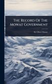The Record Of The Mowat Government