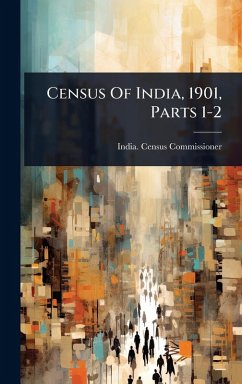 Cover Census Of India, 1901, Parts 1-2
