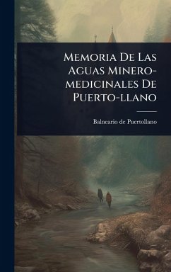 Cover Memoria De Las Aguas Minero-medicinales De Puerto-llano