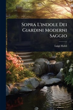 Cover Sopra L'indole Dei Giardini Moderni Saggio