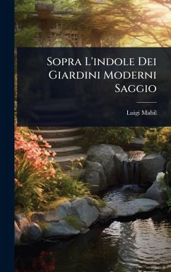 Cover Sopra L'indole Dei Giardini Moderni Saggio