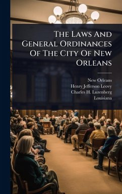 Cover The Laws And General Ordinances Of The City Of New Orleans