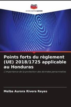 Cover Points forts du règlement (UE) 2018/1725 applicable au Honduras