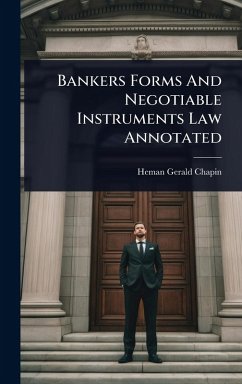 Cover Bankers Forms And Negotiable Instruments Law Annotated