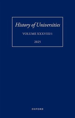 Cover History of Universities: Volume XXXVIII/1