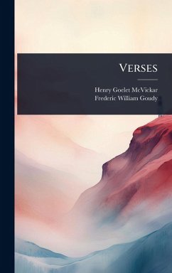Verses - McVickar, Henry Goelet