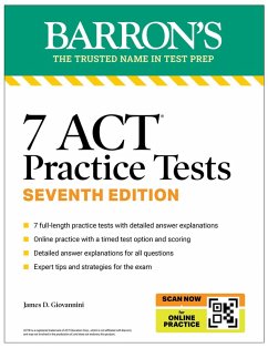 Cover 7 ACT Practice Tests, Seventh Edition + Online Practice