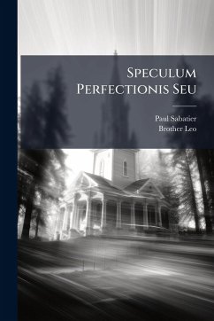 Cover Speculum Perfectionis Seu