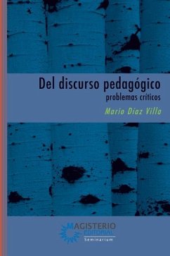 Cover Del discurso pedagógico