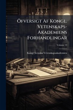 Cover Ã-fversigt Af Kongl. Vetenskaps-Akademiens Forhandlingar