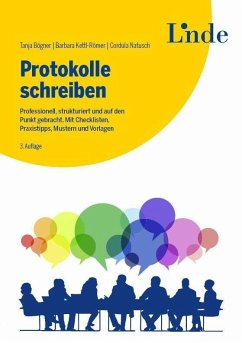 Cover Protokolle schreiben (eBook, PDF)