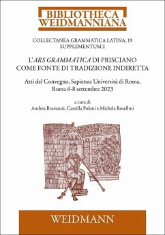 Cover L'Ars grammatica di Prisciano come fonte di tradizione indiretta (eBook, PDF)