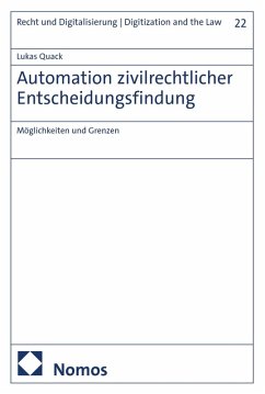 Cover Automation zivilrechtlicher Entscheidungsfindung (eBook, PDF)