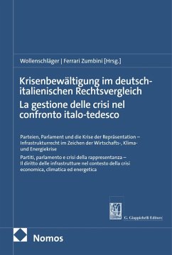 Cover Krisenbewältigung im deutsch-italienischen Rechtsvergleich   La gestione delle crisi nel confronto italo-tedesco (eBook, PDF)