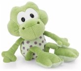NICI 62268 - Frosch Fridolin Frog, Plüsch, Schlenker, 25 cm, GREEN