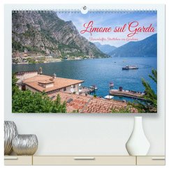 Limone sul Garda - Traumhaftes Städtchen am Gardasee (hochwertiger Premium Wandkalender 2026 DIN A2 quer), Kunstdruck in Hochglanz