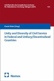 Unity and Diversity of Civil Service in Federal and Unitary/Decentralized Countries