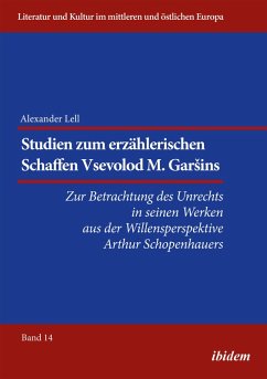 Studien zum erzählerischen Schaffen Vsevolod M. GarSins (eBook, ePUB) Cover Studien zum erzählerischen Schaffen Vsevolod M. GarSins (eBook, ePUB)