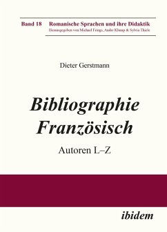 Cover Bibliographie Französisch (eBook, ePUB)