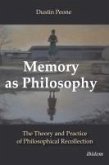 Memory as Philosophy (eBook, ePUB)