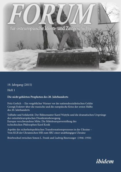 Forum für osteuropäische Ideen- und Zeitgeschichte (eBook, ePUB)