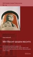 Cover Mit Recht gegen rechts (eBook, ePUB)