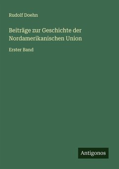 Cover Beiträge zur Geschichte der Nordamerikanischen Union