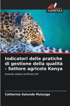 Indicatori delle pratiche di gestione della qualità - Settore agricolo Kenya - Mutunga, Catherine Kalunde