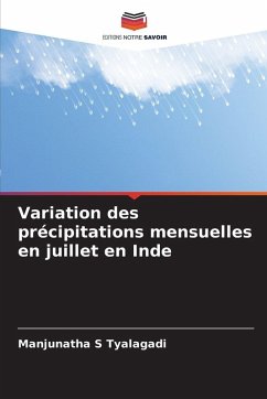 Cover Variation des précipitations mensuelles en juillet en Inde