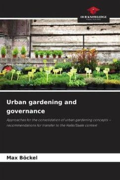 Cover Urban gardening and governance