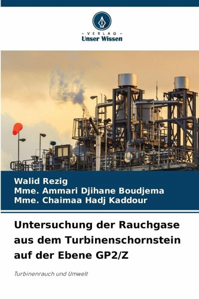 Untersuchung der Rauchgase aus dem Turbinenschornstein auf der Ebene GP2/Z