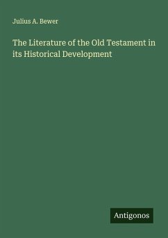 Cover The Literature of the Old Testament in its Historical Development