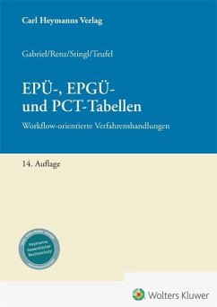 Cover EPÜ-, EPGÜ- und PCT-Tabellen