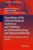 Proceedings of the 10th International Conference and Exhibition on Sustainable Energy and Advanced Materials Proceedings of the 10th International Conference and Exhibition on Sustainable Energy and Advanced Materials