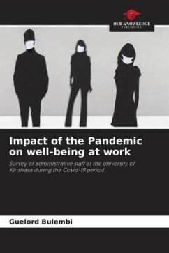 Cover Impact of the Pandemic on well-being at work